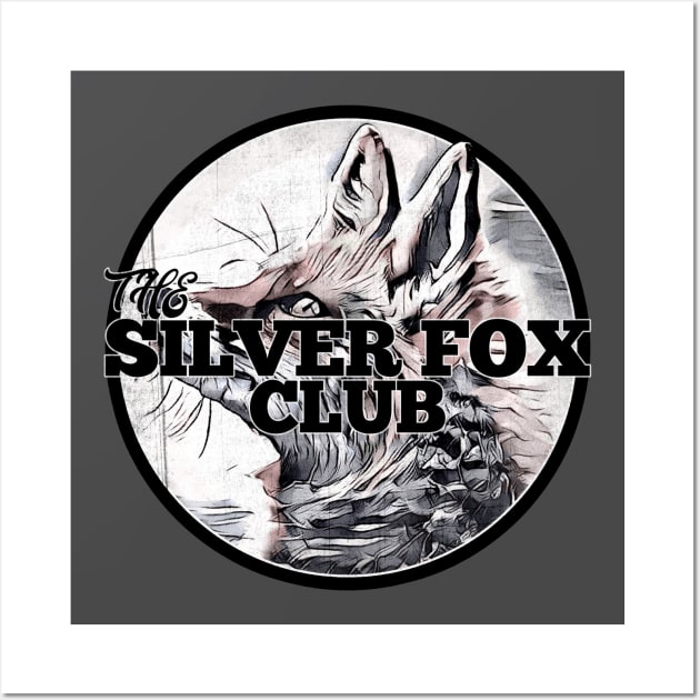 The Silver Fox Club Design Wall Art by Joaddo